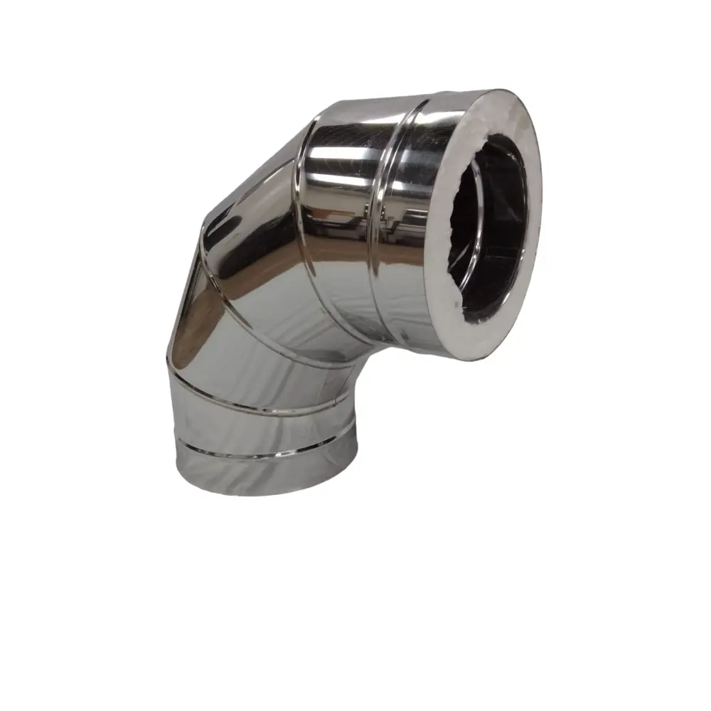 Фото Сэндвич-отвод Lava Elit 90° ⌀120/220мм нержавеющая сталь AISI 304/439. 0.8/0.5мм Фото Сэндвич-отвод Lava Elit 90° ⌀120/220мм нержавеющая сталь AISI 304/439. 0.8/0.5мм