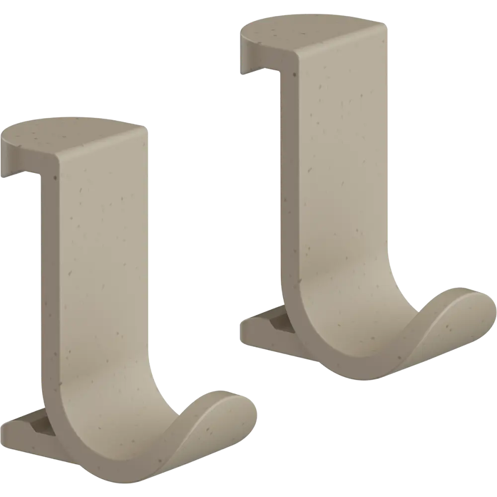 Фото Крючок для ванной Hansgrohe 28915210 цвет бежевый 2 шт Фото Крючок для ванной Hansgrohe 28915210 цвет бежевый 2 шт