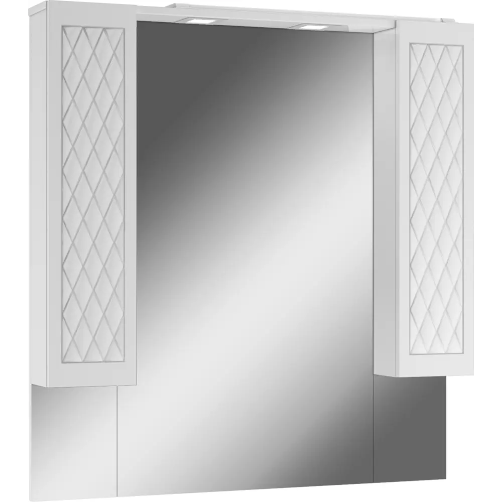 Фото Шкаф для ванной комнаты Домино D37013HZ с подсветкой 105x100.4см