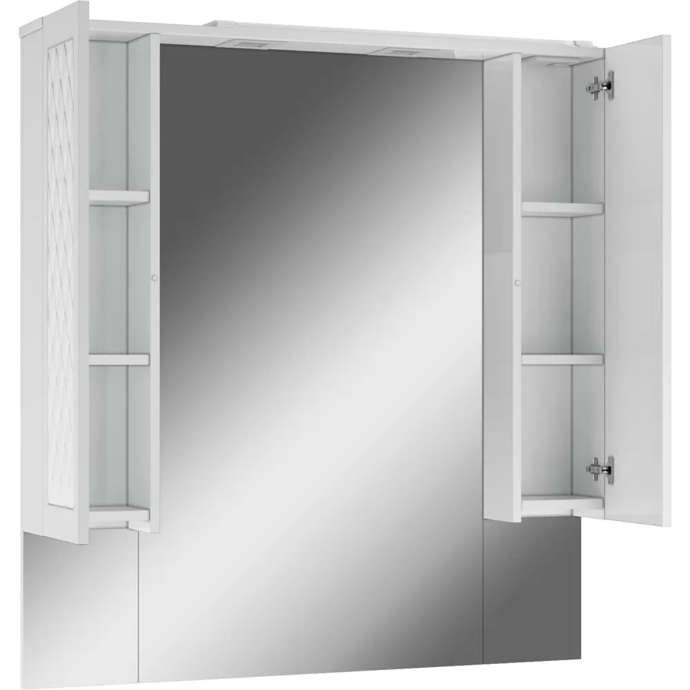 Фото 3 Шкаф для ванной комнаты Домино D37013HZ с подсветкой 105x100.4см