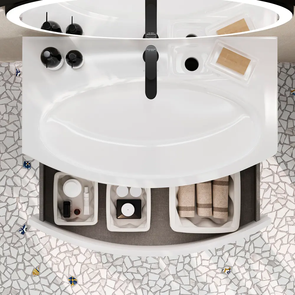 Фото 6 Раковина подвесная Kerama marazzi riva RV.wb.80_spb 80см цвет белый Фото 6 Раковина подвесная Kerama marazzi riva RV.wb.80_spb 80см цвет белый