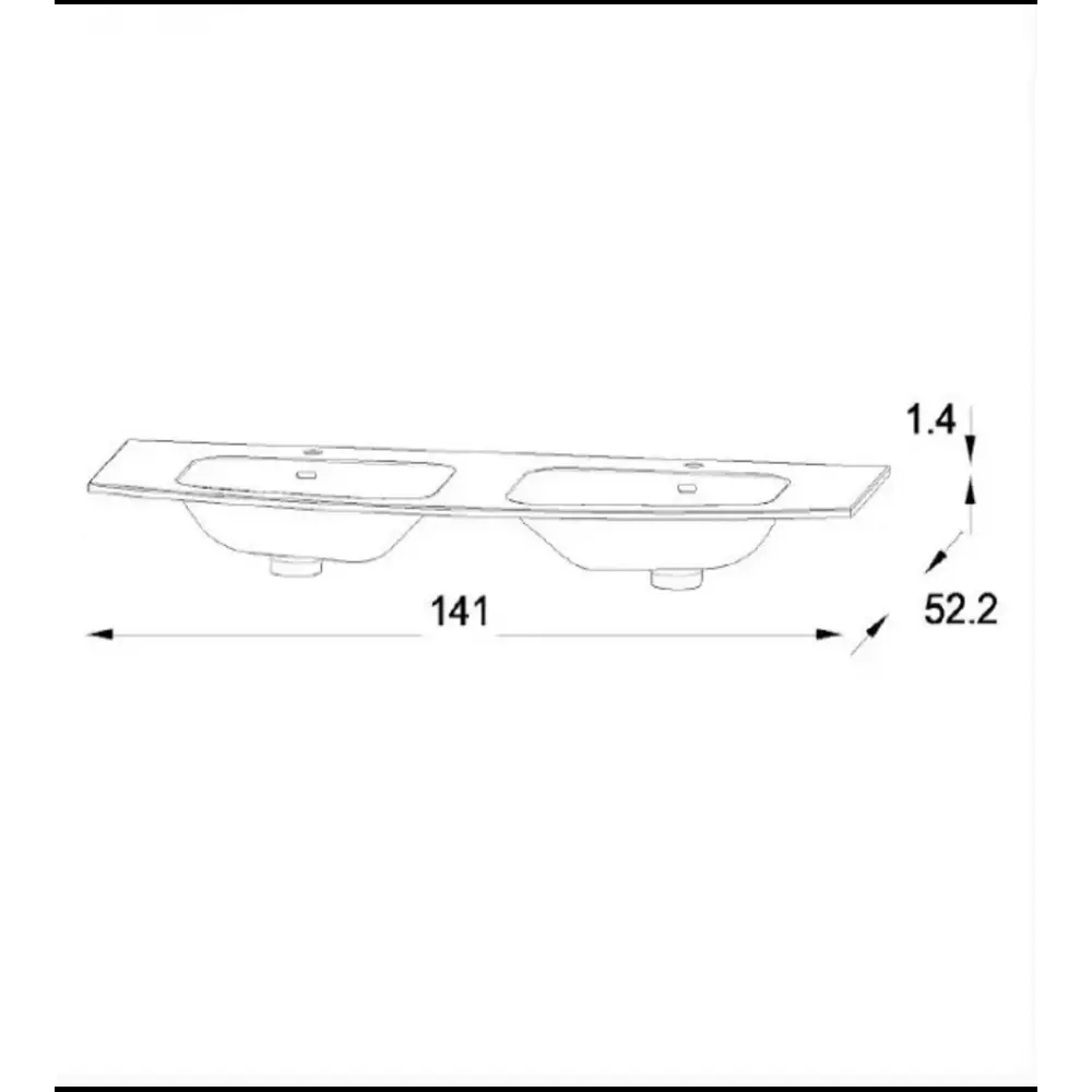 Фото 3 Раковина накладная Jacob delafon nona Nona 140см цвет белый Фото 3 Раковина накладная Jacob delafon nona Nona 140см цвет белый