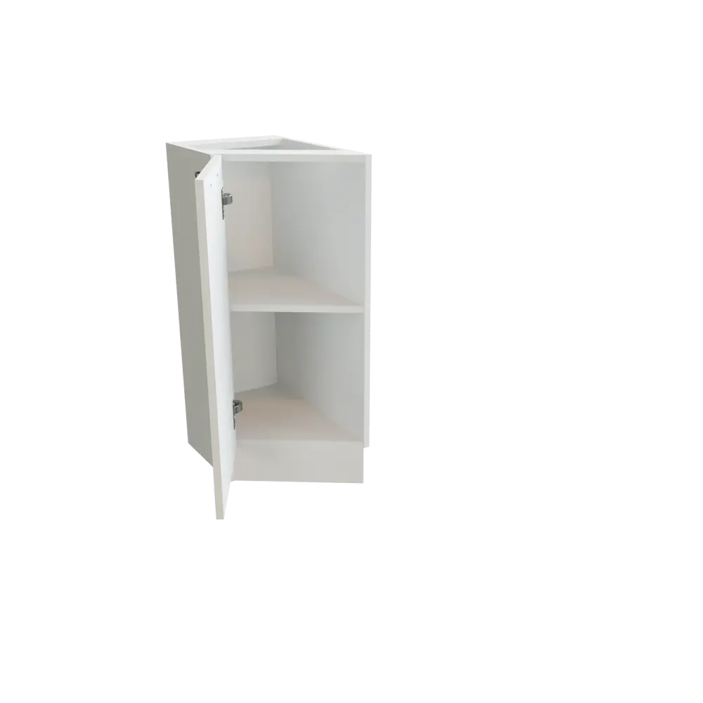 Фото 3 Напольный шкаф торцевой с 1-ой дверцей Сурская Мебель Моцарт 30x81.60x56 см МДФ цвет белый/айленд Фото 3 Напольный шкаф торцевой с 1-ой дверцей Сурская Мебель Моцарт 30x81.60x56 см МДФ цвет белый/айленд