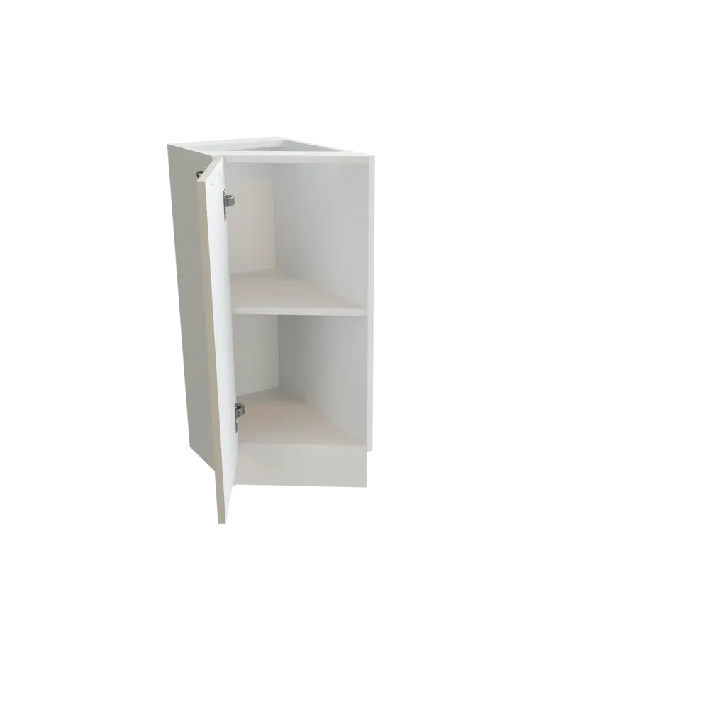 Фото 3 Напольный шкаф торцевой с 1-ой дверцей Сурская Мебель Моцарт 30x81.60x56 см МДФ цвет белый/кварц грей Фото 3 Напольный шкаф торцевой с 1-ой дверцей Сурская Мебель Моцарт 30x81.60x56 см МДФ цвет белый/кварц грей