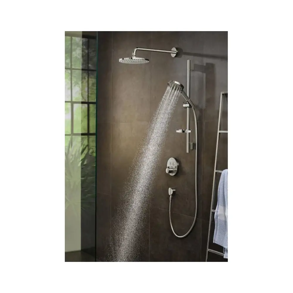 Фото 2 Шланговое подключение Hansgrohe Fixfit S 26453700 белый вид соединения 1/2 Фото 2 Шланговое подключение Hansgrohe Fixfit S 26453700 белый вид соединения 1/2