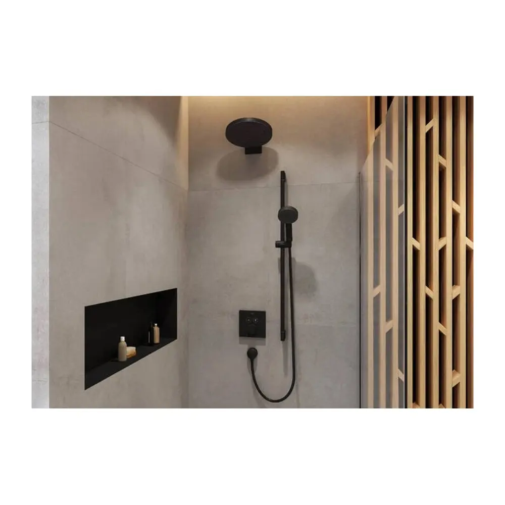 Фото 2 Держатель верхнего душа Hansgrohe Pulsify 00000094565 матовый черный Фото 2 Держатель верхнего душа Hansgrohe Pulsify 00000094565 матовый черный
