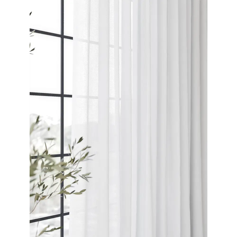 Фото 4 Тюль на ленте At Home Тавия 150x300 см вуаль цвет белый AA123381 Фото 4 Тюль на ленте At Home Тавия 150x300 см вуаль цвет белый AA123381