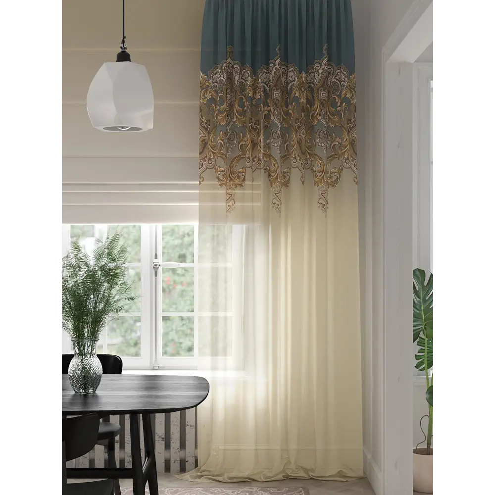 Фото 4 Тюль на ленте At Home Кантирос 150x280 см вуаль цвет золотистый AA974246 Фото 4 Тюль на ленте At Home Кантирос 150x280 см вуаль цвет золотистый AA974246