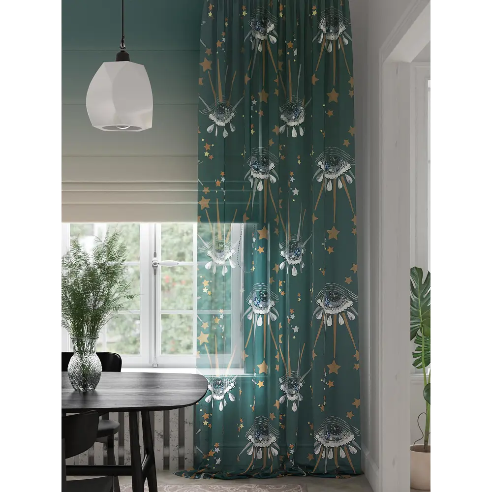 Фото 4 Тюль на ленте At Home Колтерс 150x280 см вуаль цвет синий/голубой AA974260 Фото 4 Тюль на ленте At Home Колтерс 150x280 см вуаль цвет синий/голубой AA974260