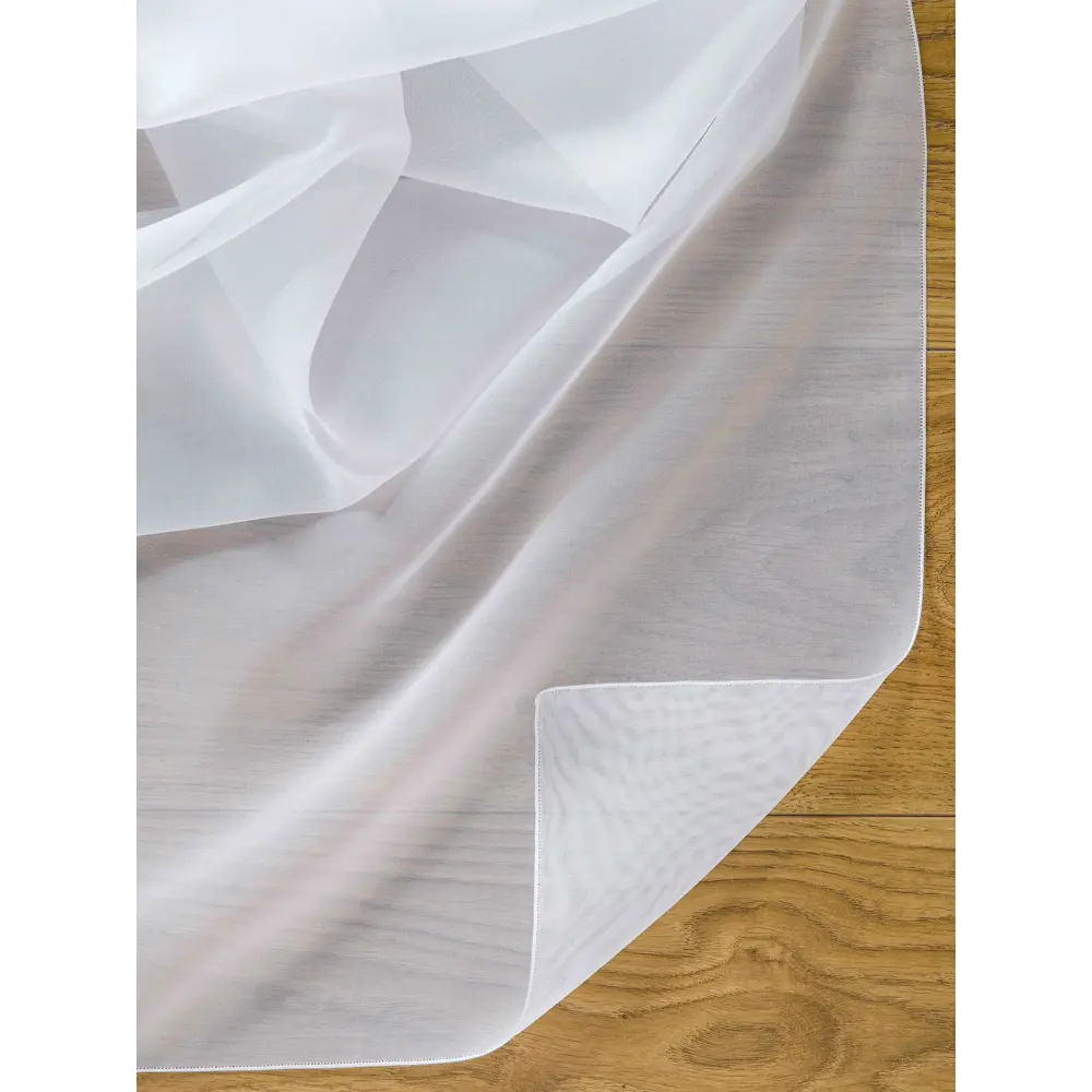 Фото 4 Комплект штор на ленте At Home Лариф 150x270 см вуаль цвет белый AA206934 Фото 4 Комплект штор на ленте At Home Лариф 150x270 см вуаль цвет белый AA206934