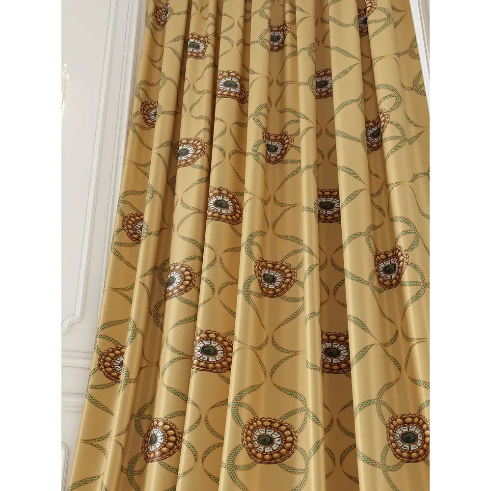 Фото 3 Штора на ленте At Home Дарисия 150x280 см габардин цвет коричневый/оранжевый/зеленый AA752117 Фото 3 Штора на ленте At Home Дарисия 150x280 см габардин цвет коричневый/оранжевый/зеленый AA752117