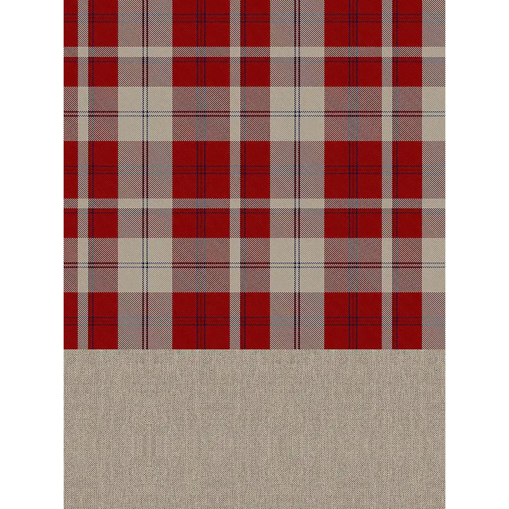 Фото 4 Комплект штор на ленте At Home Кайлини 150x180 см габардин цвет красный AA925085