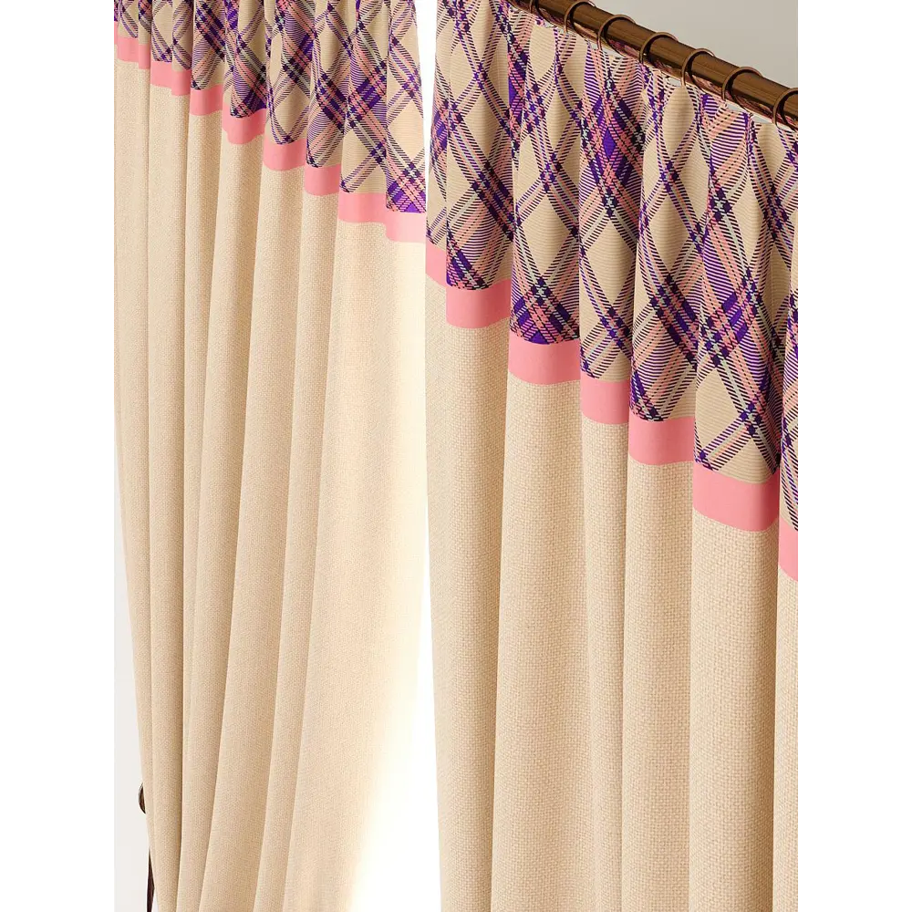Фото 3 Комплект штор на ленте At Home Софиор 150x180 см габардин цвет розовый/фиолетовый AA925083 Фото 3 Комплект штор на ленте At Home Софиор 150x180 см габардин цвет розовый/фиолетовый AA925083