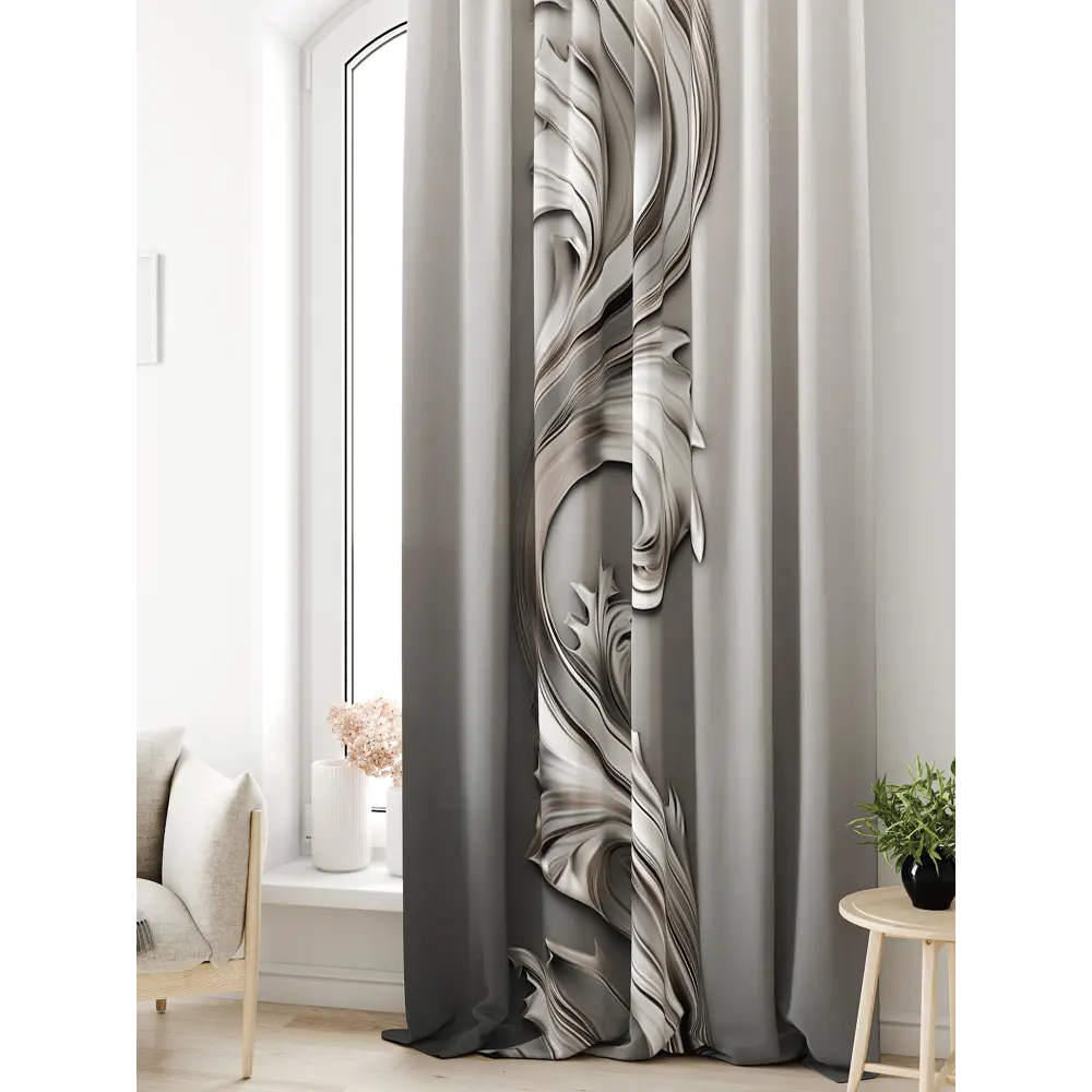 Фото 3 Штора на ленте At Home Лагвинс 150x250 см габардин цвет белый AA581062 Фото 3 Штора на ленте At Home Лагвинс 150x250 см габардин цвет белый AA581062