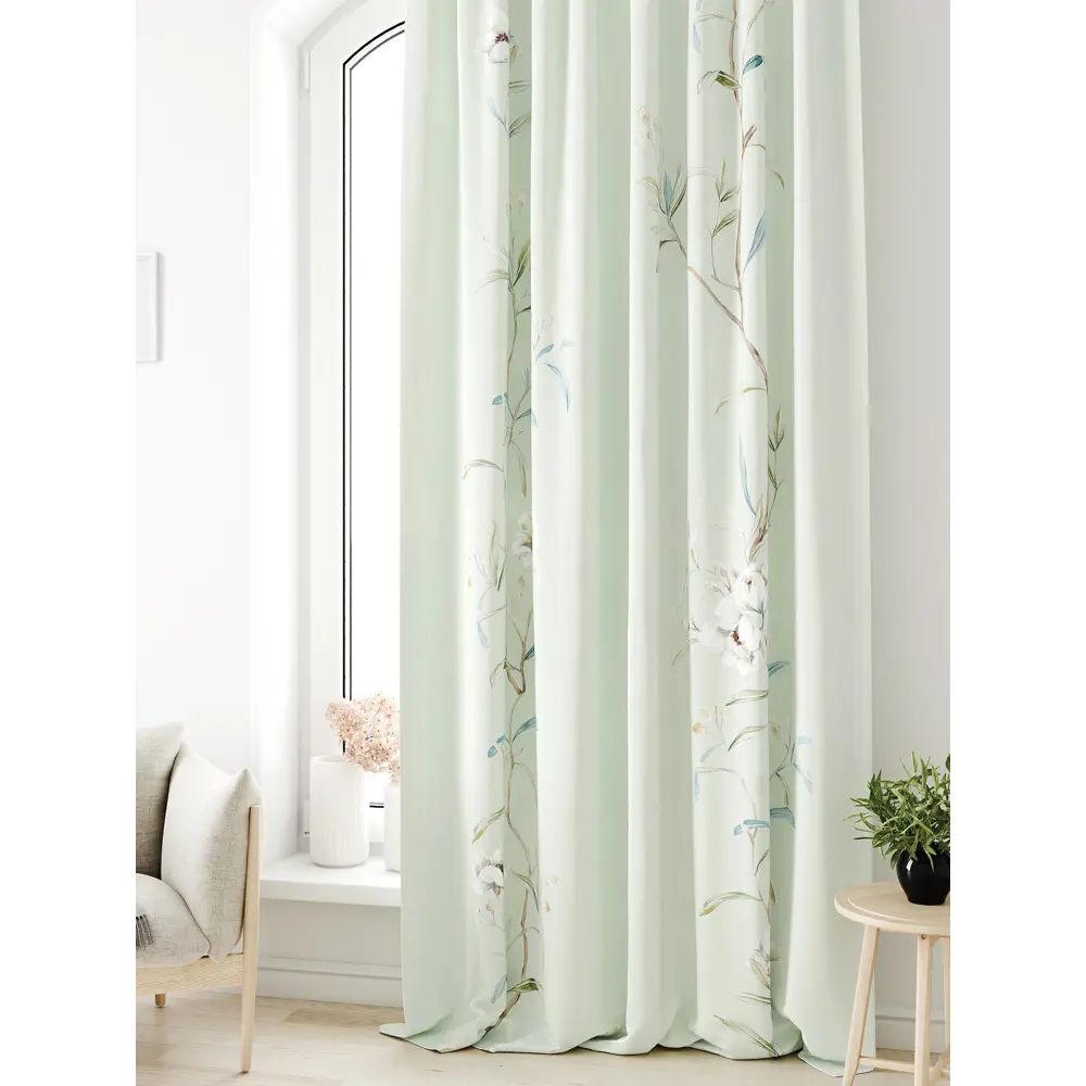 Фото 3 Штора на ленте At Home Лагвинс 150x250 см габардин цвет синий/голубой AA581117 Фото 3 Штора на ленте At Home Лагвинс 150x250 см габардин цвет синий/голубой AA581117