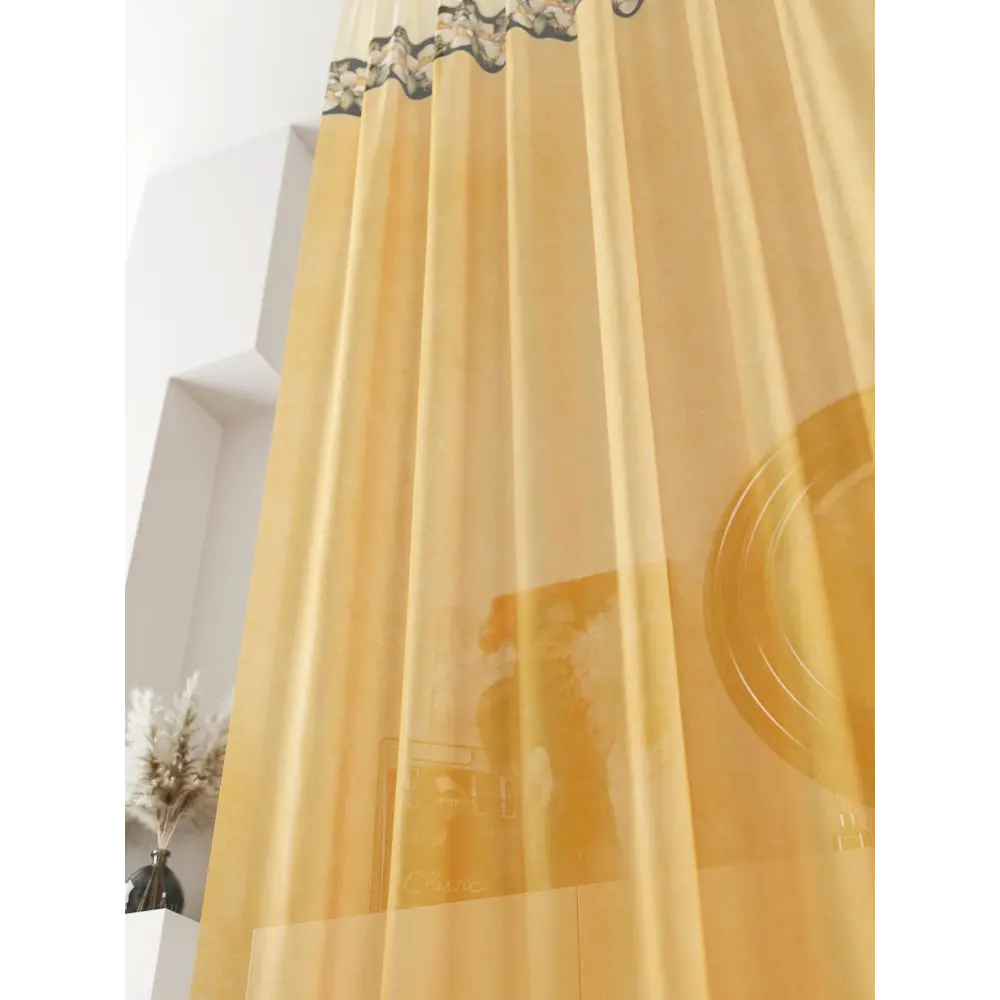 Фото 4 Тюль на ленте At Home Ливартис 150x250 см вуаль цвет желтый AA588141 Фото 4 Тюль на ленте At Home Ливартис 150x250 см вуаль цвет желтый AA588141