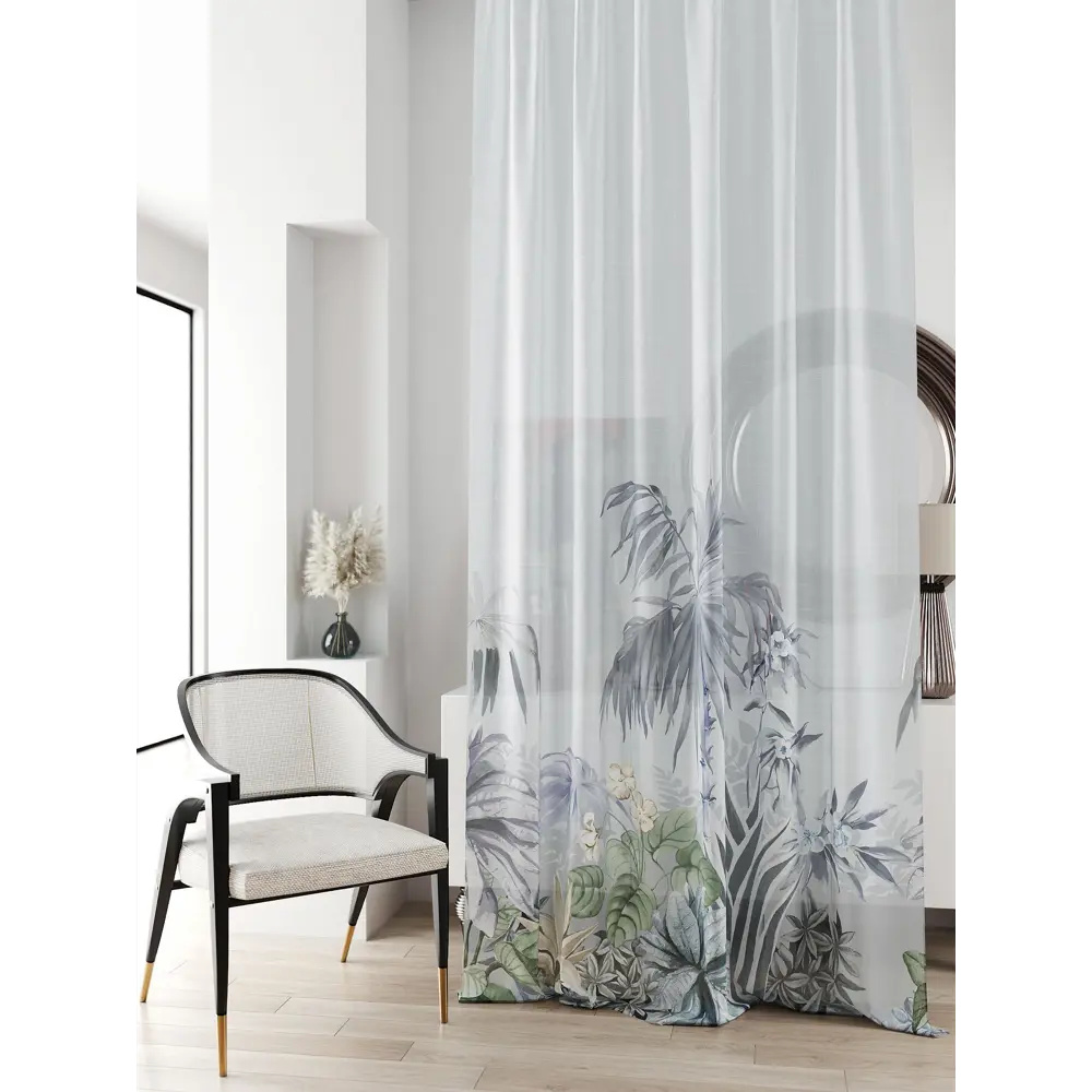 Фото 3 Тюль на ленте At Home Ливартис 150x250 см вуаль цвет черный AA588092 Фото 3 Тюль на ленте At Home Ливартис 150x250 см вуаль цвет черный AA588092