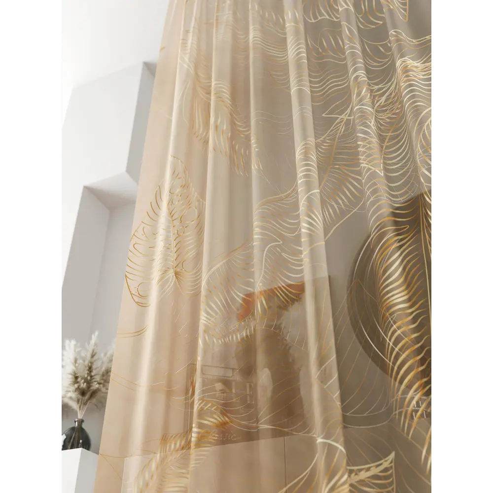 Фото 4 Тюль на ленте At Home Ливартис 150x250 см вуаль цвет коричневый AA588068 Фото 4 Тюль на ленте At Home Ливартис 150x250 см вуаль цвет коричневый AA588068