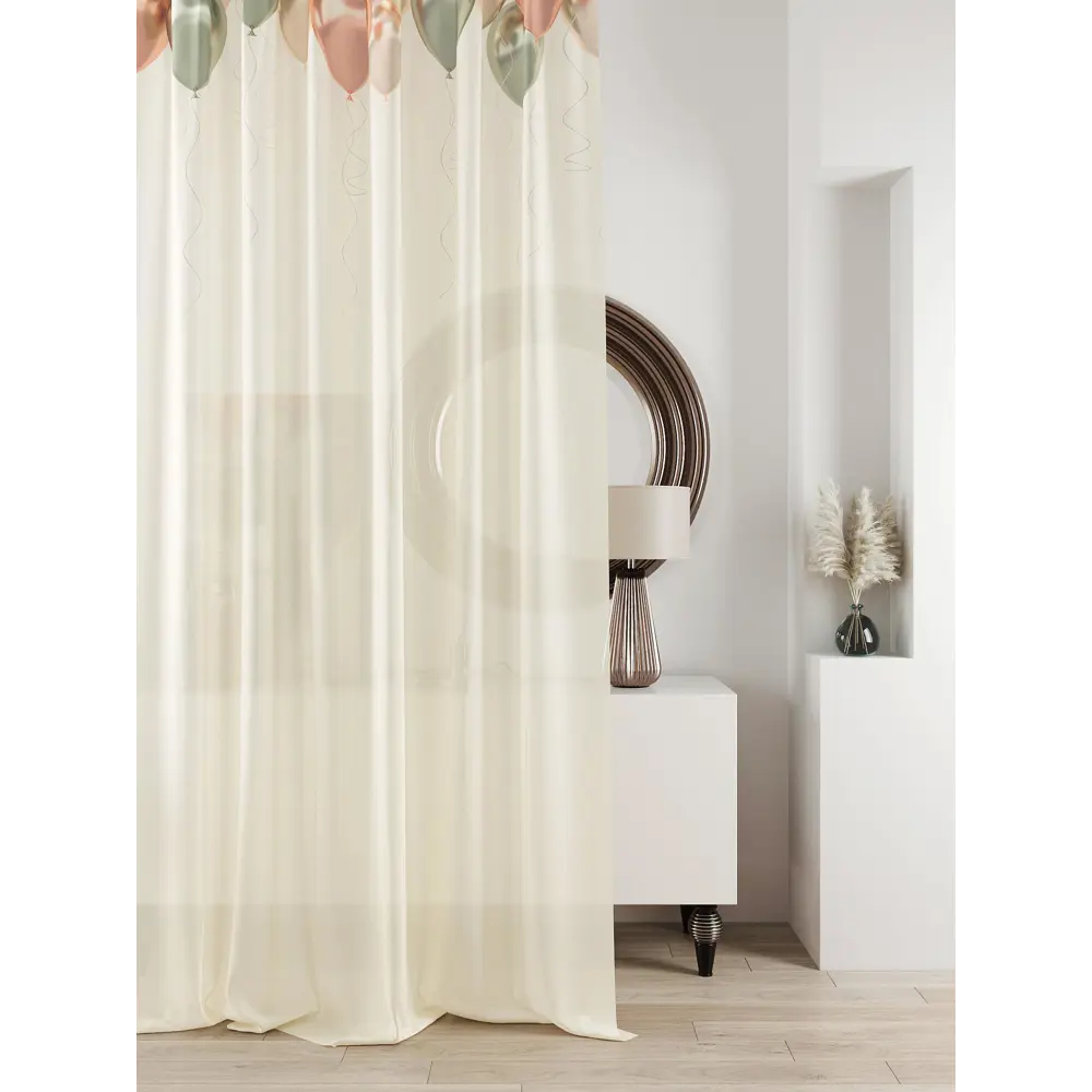 Фото Тюль на ленте At Home Ливартис 150x250 см вуаль цвет оранжевый/зеленый AA588027 Фото Тюль на ленте At Home Ливартис 150x250 см вуаль цвет оранжевый/зеленый AA588027