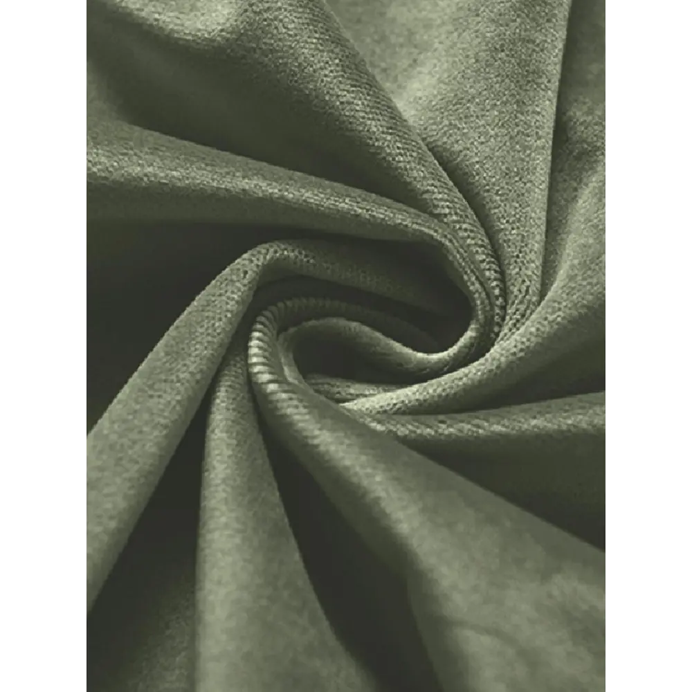 Фото 3 Комплект штор на ленте At Home Латойн 150x290 см бархат цвет зеленый AA213008-290