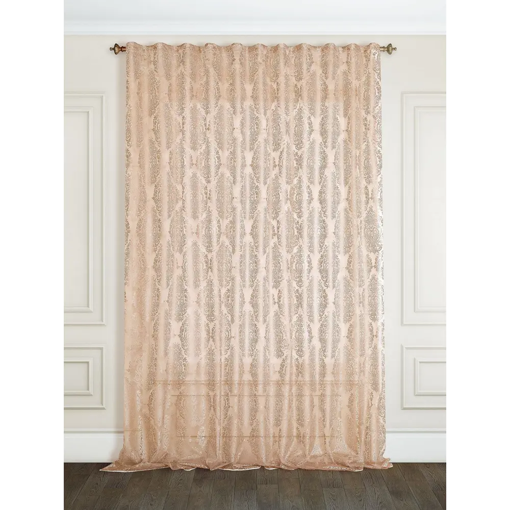 Фото 4 Тюль на ленте At Home Асдис 300x290 см вуаль цвет бежевый AA122365