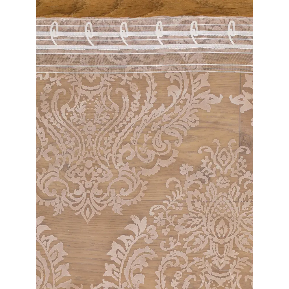 Фото 7 Тюль на ленте At Home Асдис 300x290 см вуаль цвет бежевый AA122365