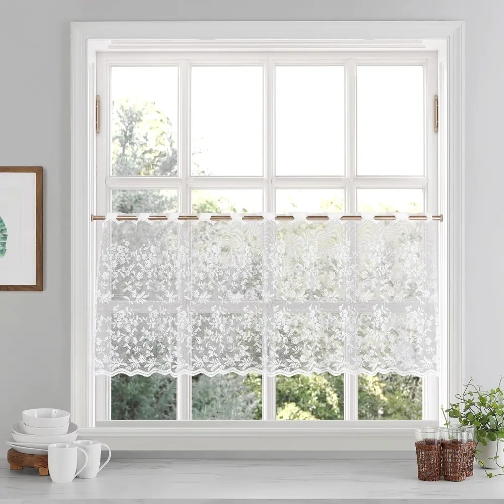 Фото 2 Тюль на ленте At Home Ялауш 150x60 см вуаль цвет белый AA135006