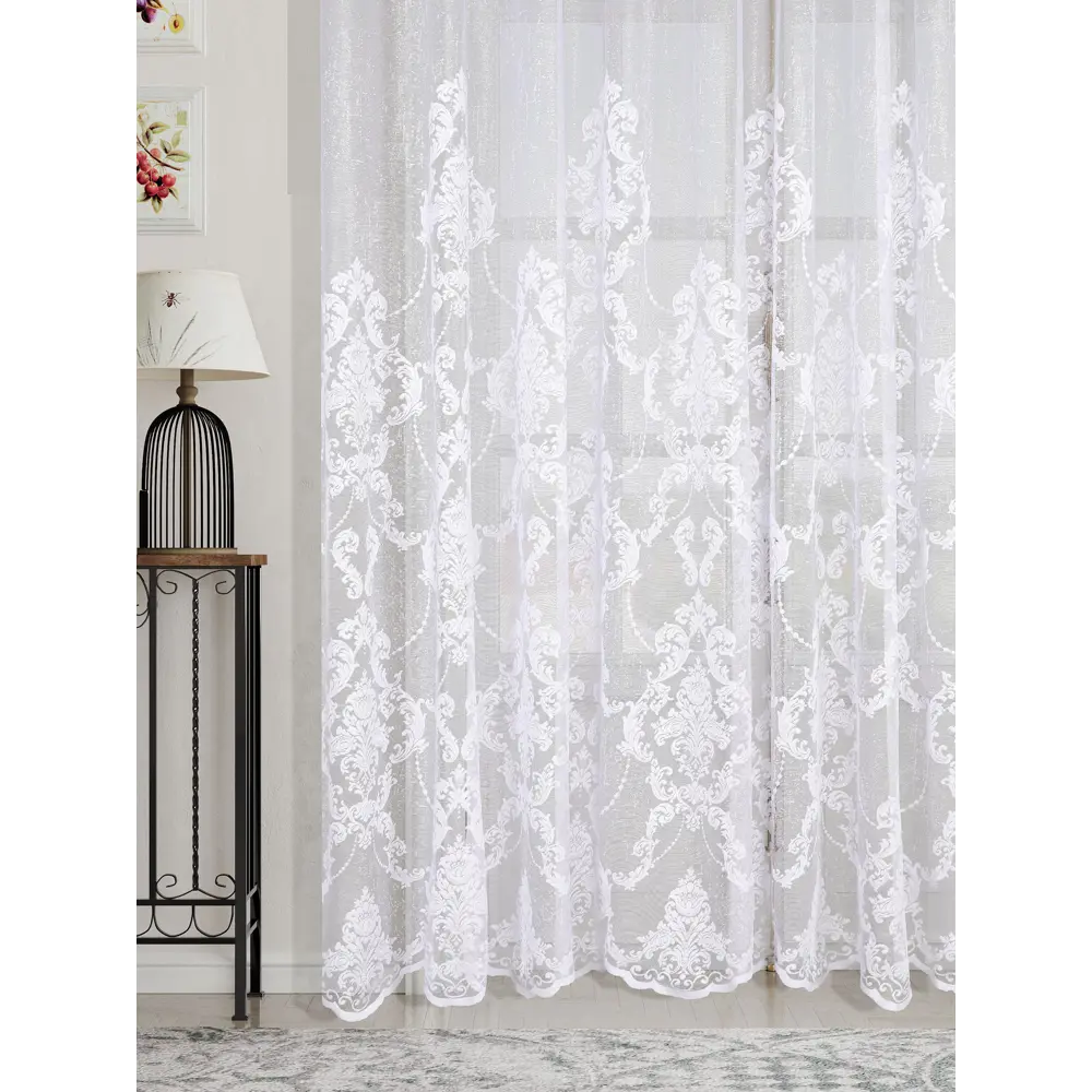 Фото 4 Тюль на ленте At Home Барлис 300x250 см вуаль цвет белый AA124003 Фото 4 Тюль на ленте At Home Барлис 300x250 см вуаль цвет белый AA124003