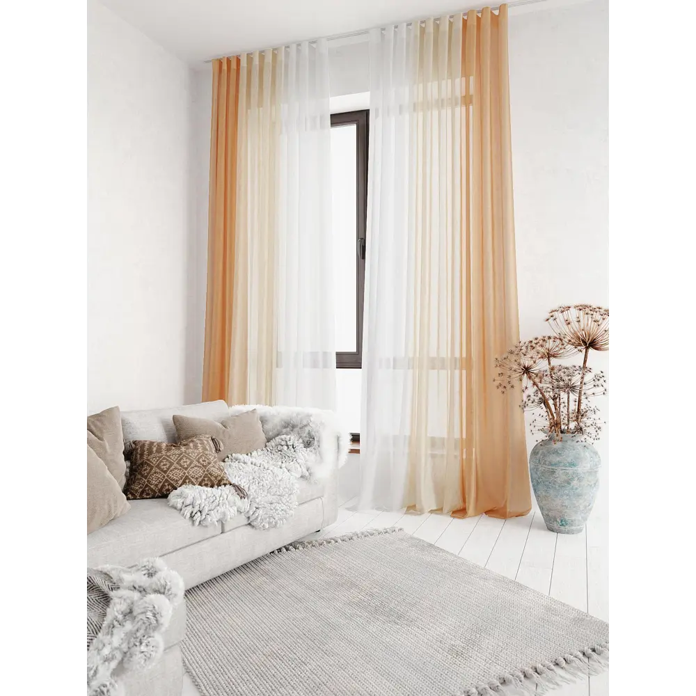 Фото 3 Тюль на ленте At Home Лоцион 300x250 см вуаль цвет коричневый AA131004 Фото 3 Тюль на ленте At Home Лоцион 300x250 см вуаль цвет коричневый AA131004