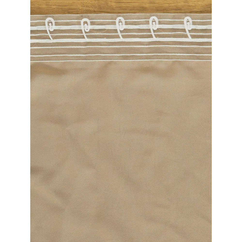 Фото 6 Комплект штор на ленте At Home Ламбрус 500x290 см вуаль цвет коричневый AA206600 Фото 6 Комплект штор на ленте At Home Ламбрус 500x290 см вуаль цвет коричневый AA206600