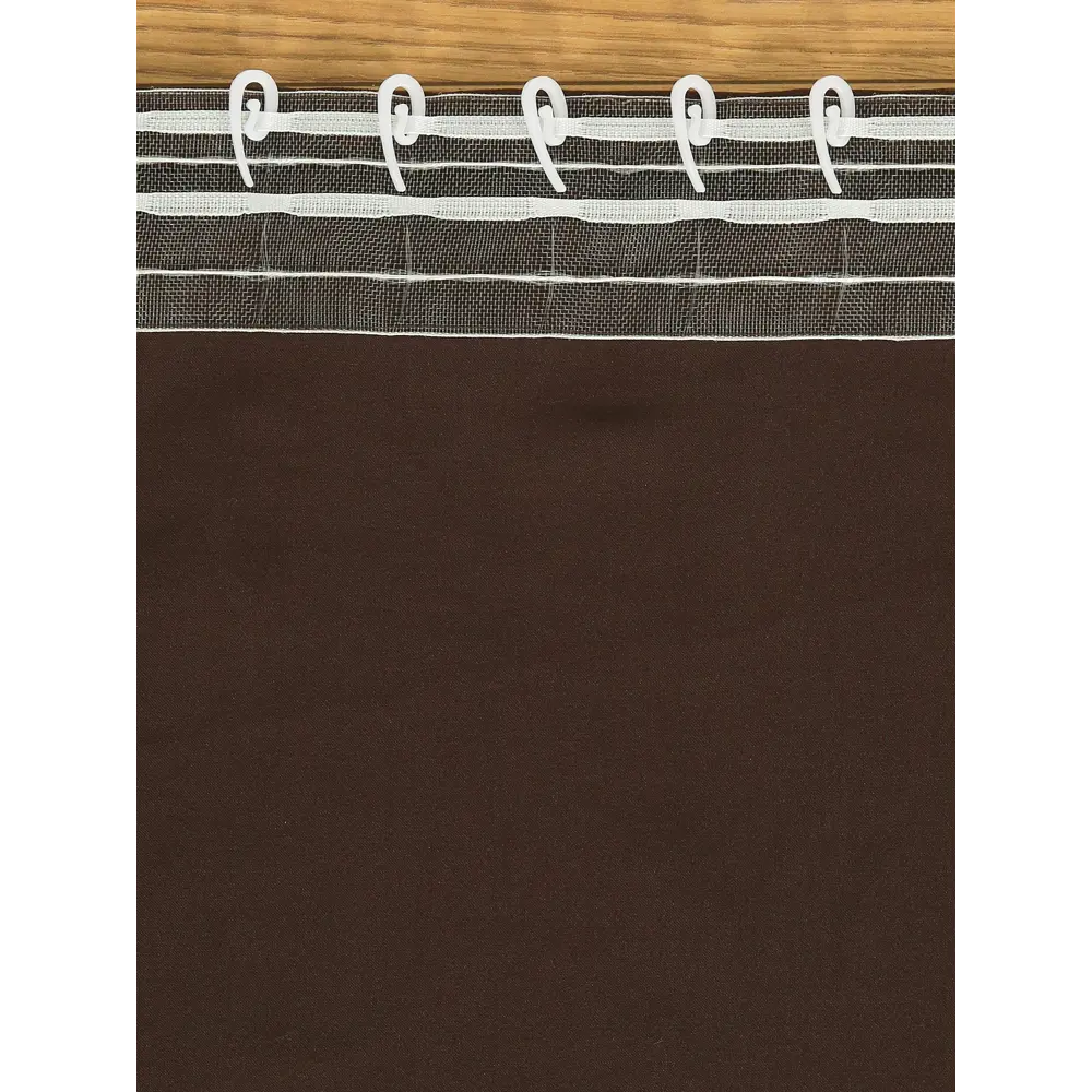 Фото 6 Комплект штор на ленте At Home Ламбрус 500x290 см вуаль цвет коричневый AA206601 Фото 6 Комплект штор на ленте At Home Ламбрус 500x290 см вуаль цвет коричневый AA206601