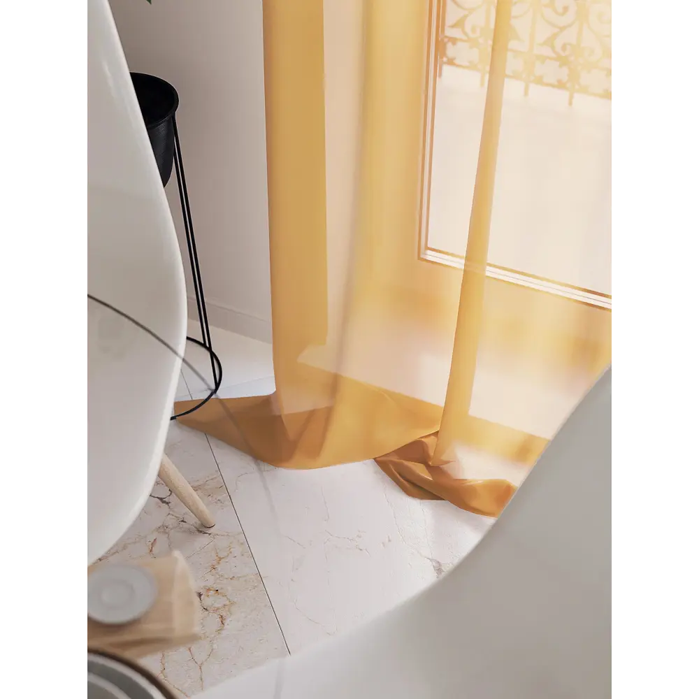 Фото 3 Тюль на ленте At Home Лурано 150x270 см вуаль цвет коричневый AA206733-270 Фото 3 Тюль на ленте At Home Лурано 150x270 см вуаль цвет коричневый AA206733-270