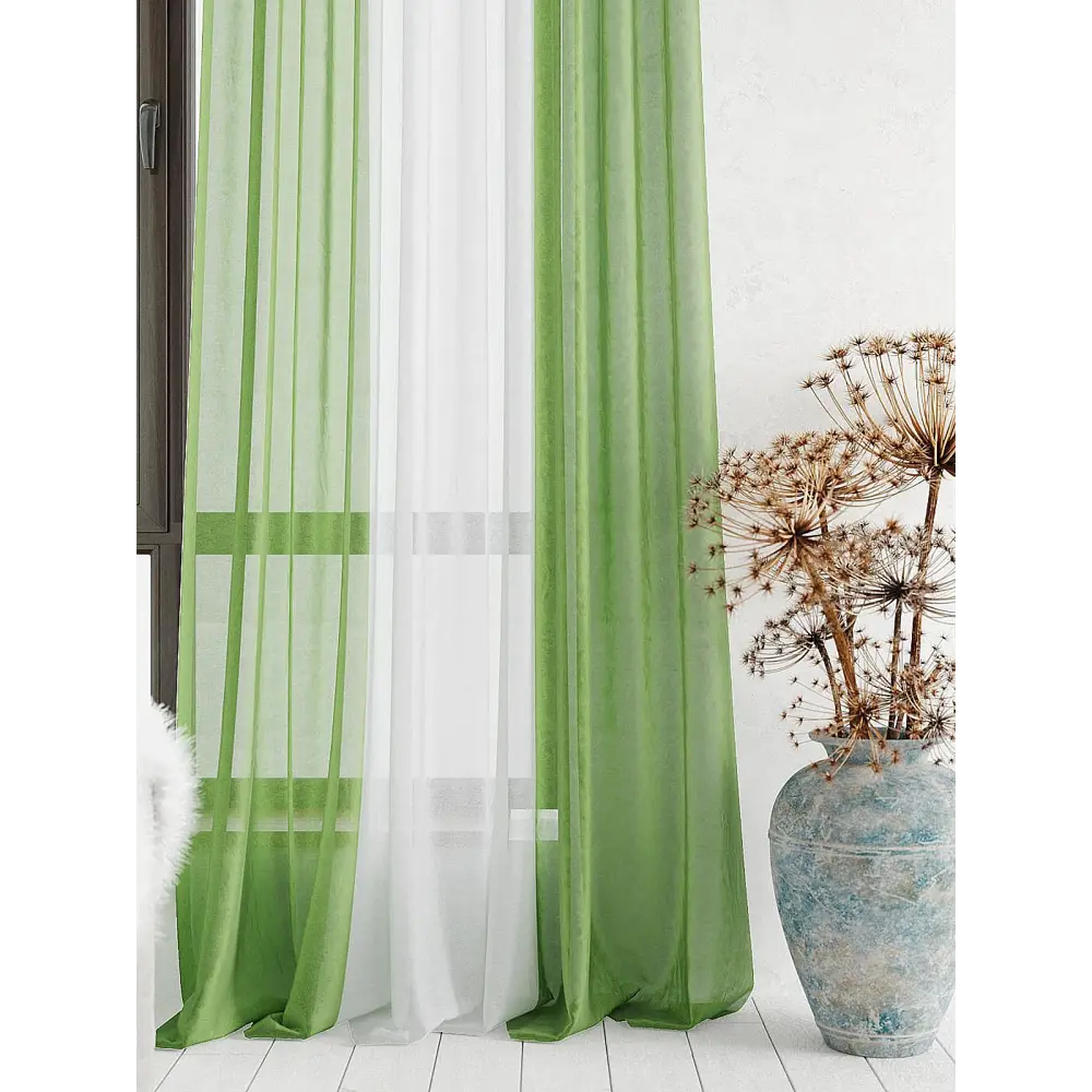 Фото 3 Тюль на ленте At Home Лаури 300x260 см вуаль цвет белый AA206704-260 Фото 3 Тюль на ленте At Home Лаури 300x260 см вуаль цвет белый AA206704-260