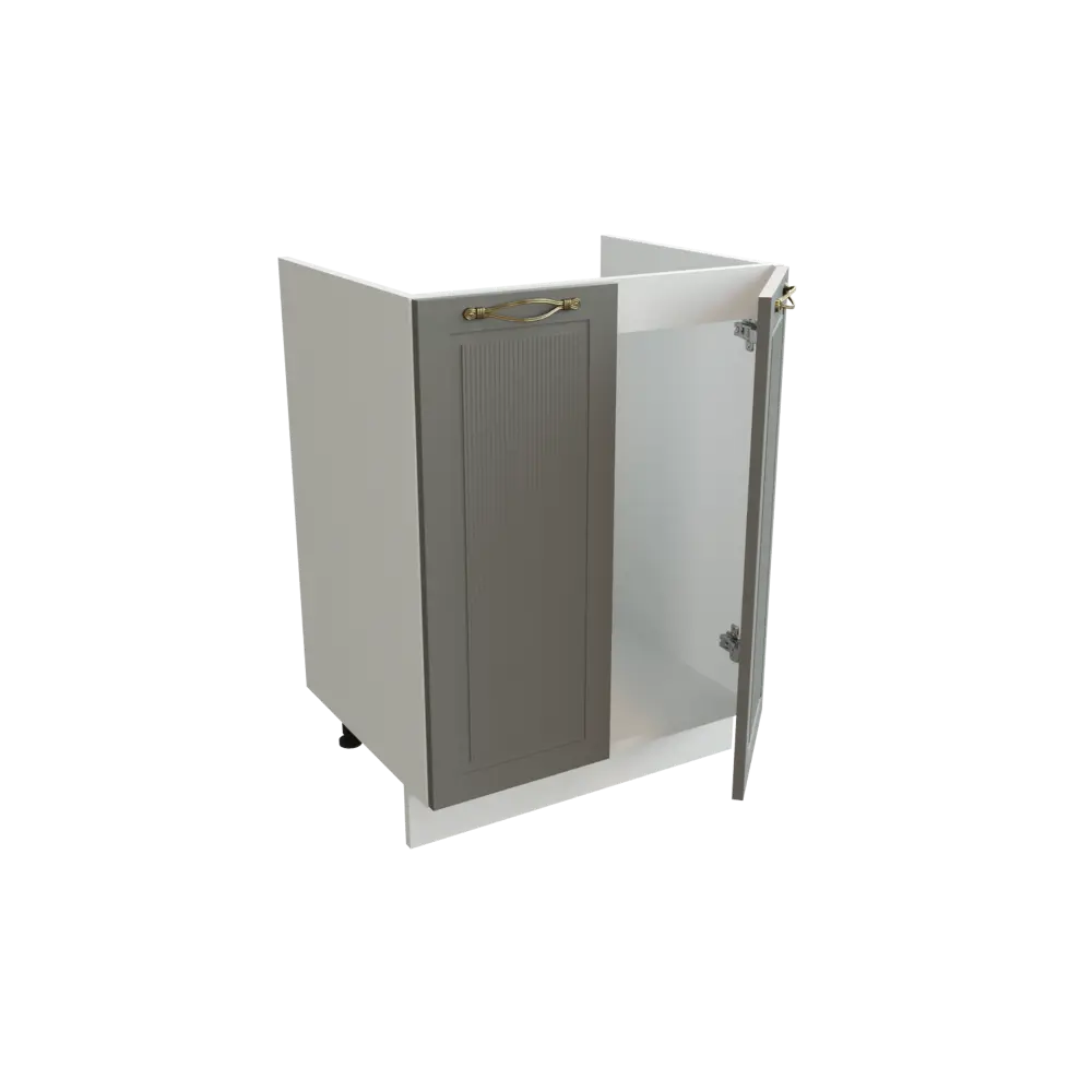 Фото 2 Напольный шкаф Сурская Мебель Моцарт 60x81.60x47.40 см МДФ цвет белый/монблан Фото 2 Напольный шкаф Сурская Мебель Моцарт 60x81.60x47.40 см МДФ цвет белый/монблан