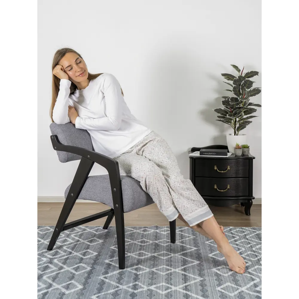 Фото 14 Стул/кресло Glider Tailor 7 55x78x62 см шенилл цвет tailor 7, венге Фото 14 Стул/кресло Glider Tailor 7 55x78x62 см шенилл цвет tailor 7, венге