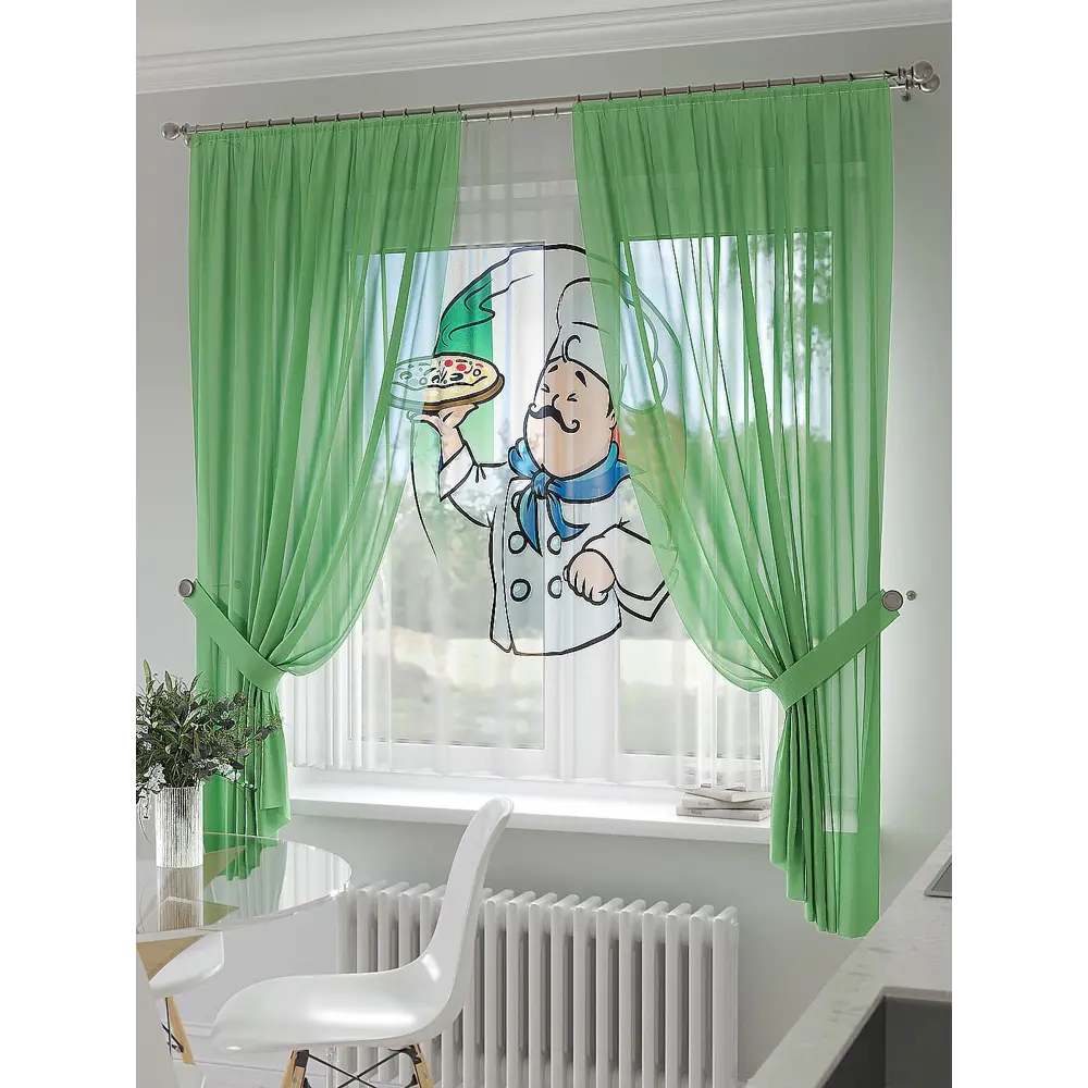 Фото 3 Тюль на ленте At Home Минтерис 145x180 см вуаль цвет синий/бежевый/голубой/черный/зеленый AA550065 Фото 3 Тюль на ленте At Home Минтерис 145x180 см вуаль цвет синий/бежевый/голубой/черный/зеленый AA550065