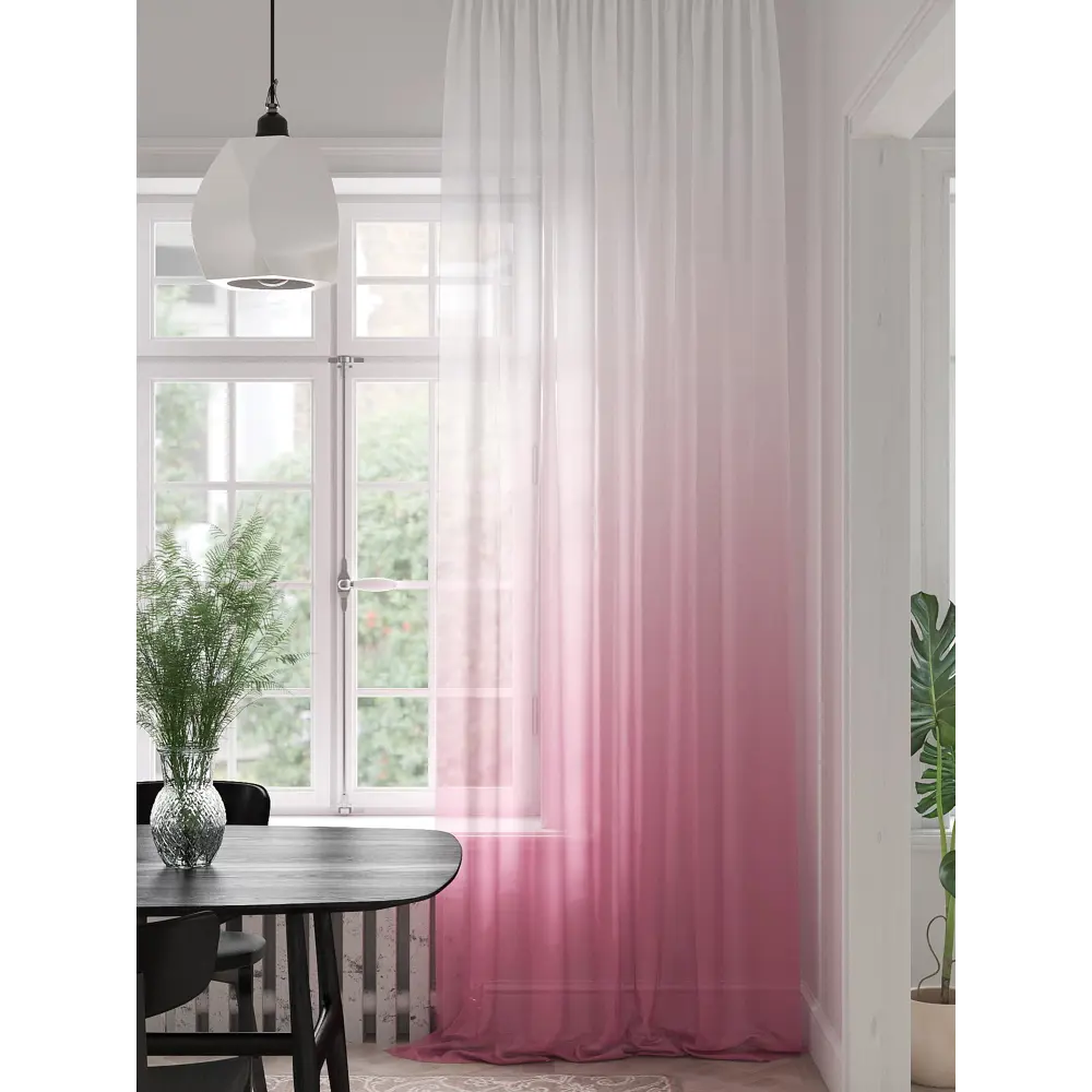 Фото Тюль на ленте At Home Ломиргорс 150x280 см вуаль цвет белый AA974212 Фото Тюль на ленте At Home Ломиргорс 150x280 см вуаль цвет белый AA974212