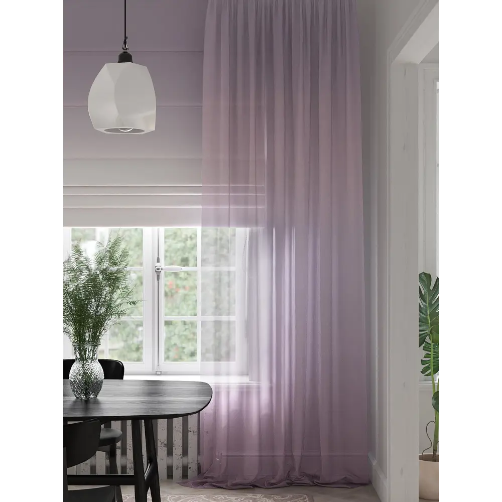 Фото 4 Тюль на ленте At Home Элтонрис 150x280 см вуаль цвет фиолетовый AA974342 Фото 4 Тюль на ленте At Home Элтонрис 150x280 см вуаль цвет фиолетовый AA974342