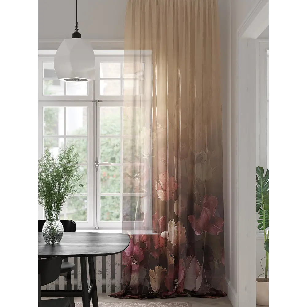 Фото Тюль на ленте At Home Хелтиронс 150x280 см вуаль цвет розовый AA974278 Фото Тюль на ленте At Home Хелтиронс 150x280 см вуаль цвет розовый AA974278
