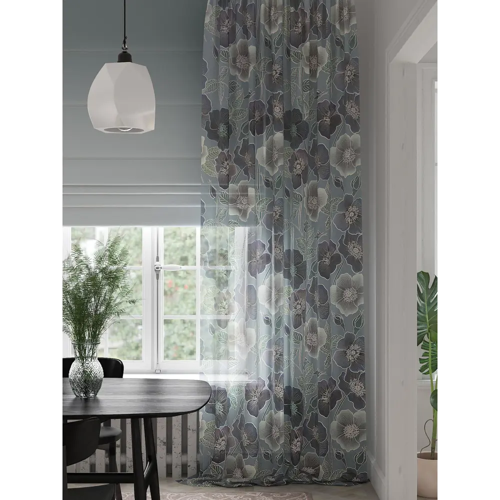 Фото 4 Тюль на ленте At Home Фервонрис 150x280 см вуаль цвет серый AA974288 Фото 4 Тюль на ленте At Home Фервонрис 150x280 см вуаль цвет серый AA974288