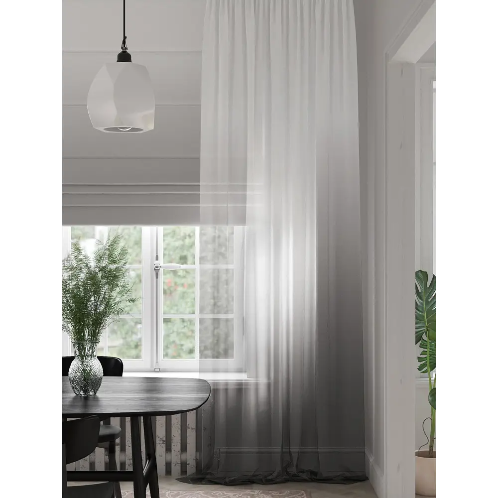 Фото 4 Тюль на ленте At Home Минорфис 150x280 см вуаль цвет серый AA974334 Фото 4 Тюль на ленте At Home Минорфис 150x280 см вуаль цвет серый AA974334