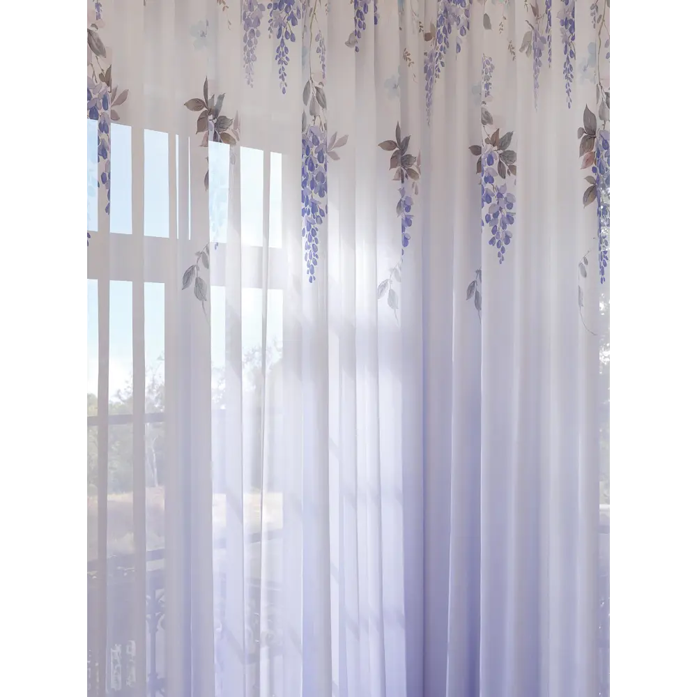 Фото 2 Тюль на ленте At Home Кименвирс 150x280 см вуаль цвет белый AA974251 Фото 2 Тюль на ленте At Home Кименвирс 150x280 см вуаль цвет белый AA974251