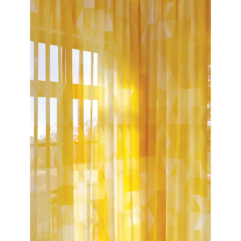 Фото 2 Тюль на ленте At Home Лихонвис 150x280 см вуаль цвет оранжевый AA974321