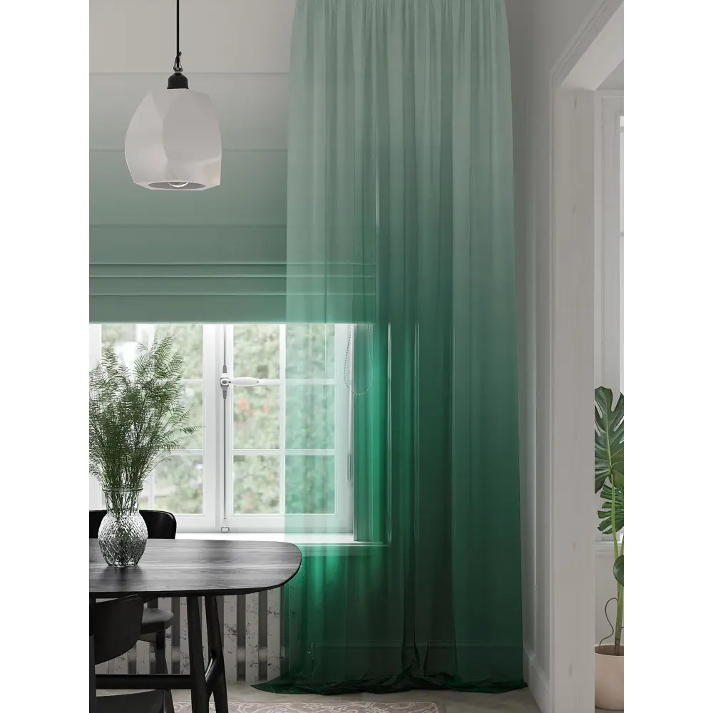 Фото 4 Тюль на ленте At Home Ланефико 150x280 см вуаль цвет бирюзовый AA974330 Фото 4 Тюль на ленте At Home Ланефико 150x280 см вуаль цвет бирюзовый AA974330