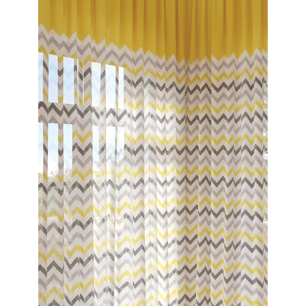 Фото 2 Тюль на ленте At Home Ренеквиртен 150x280 см вуаль цвет серый AA974324 Фото 2 Тюль на ленте At Home Ренеквиртен 150x280 см вуаль цвет серый AA974324