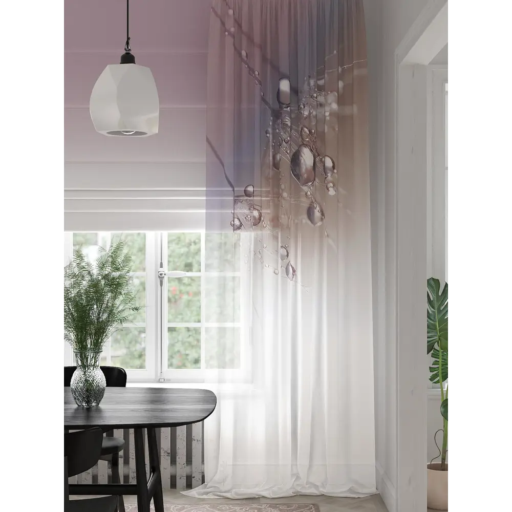 Фото 4 Тюль на ленте At Home Микторс 150x280 см вуаль цвет розовый AA974381 Фото 4 Тюль на ленте At Home Микторс 150x280 см вуаль цвет розовый AA974381