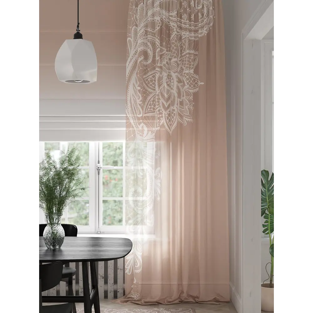 Фото 4 Тюль на ленте At Home Канмиртенс 150x280 см вуаль цвет белый AA974394 Фото 4 Тюль на ленте At Home Канмиртенс 150x280 см вуаль цвет белый AA974394