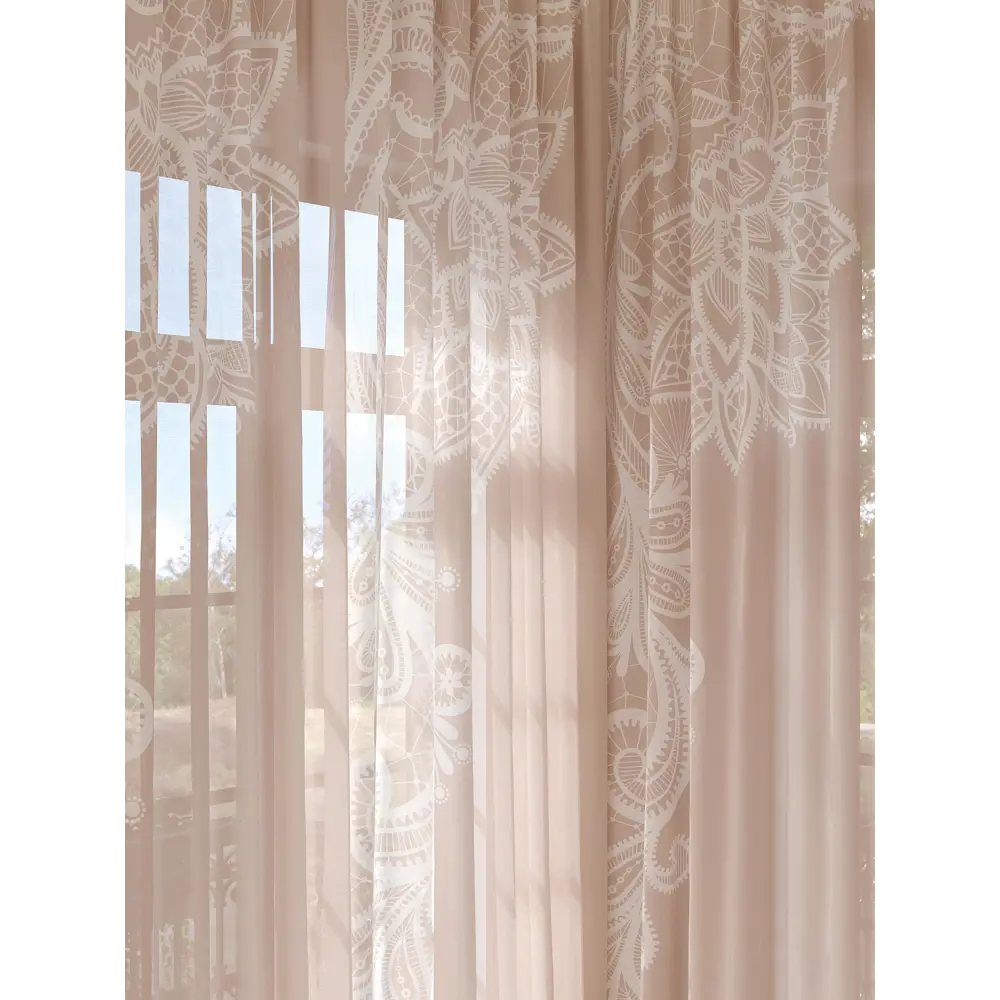 Фото 2 Тюль на ленте At Home Канмиртенс 150x280 см вуаль цвет белый AA974394 Фото 2 Тюль на ленте At Home Канмиртенс 150x280 см вуаль цвет белый AA974394