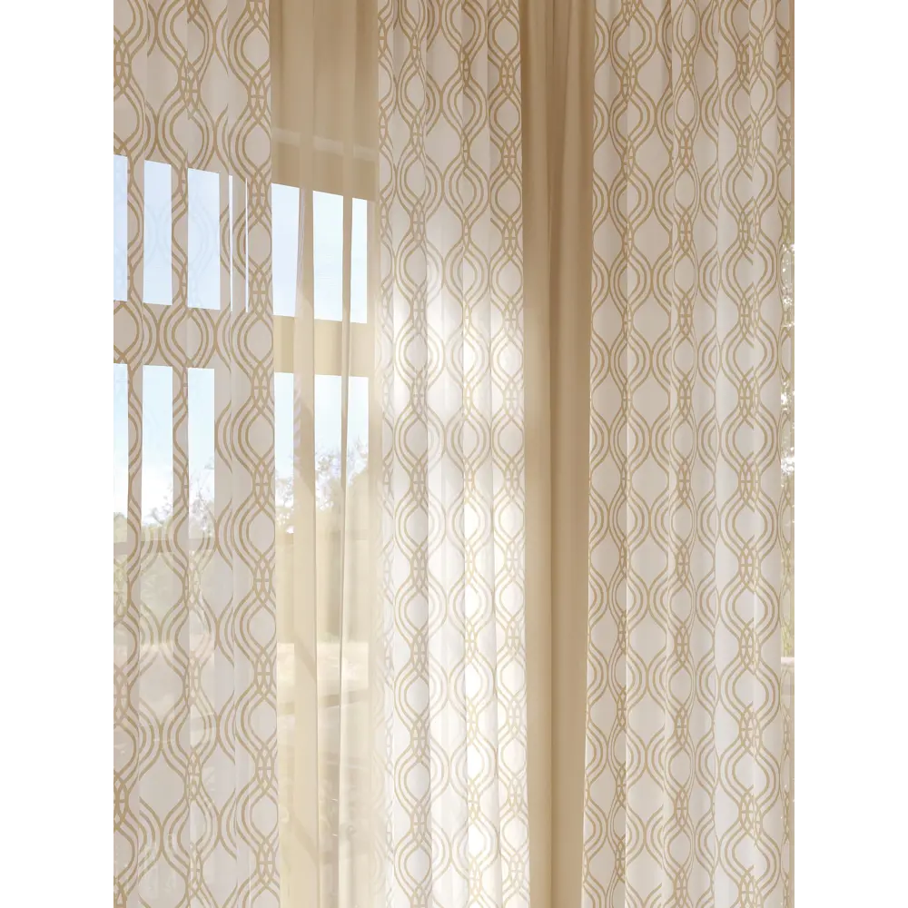 Фото 2 Тюль на ленте At Home Ланикарс 150x280 см вуаль цвет белый AA974395 Фото 2 Тюль на ленте At Home Ланикарс 150x280 см вуаль цвет белый AA974395