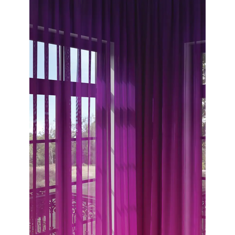 Фото 2 Тюль на ленте At Home Фернитерс 150x280 см вуаль цвет фиолетовый AA974364 Фото 2 Тюль на ленте At Home Фернитерс 150x280 см вуаль цвет фиолетовый AA974364